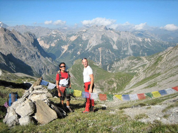 Aiguille de la Vanoise (16).jpg - Petits drapeux de prires tibtains